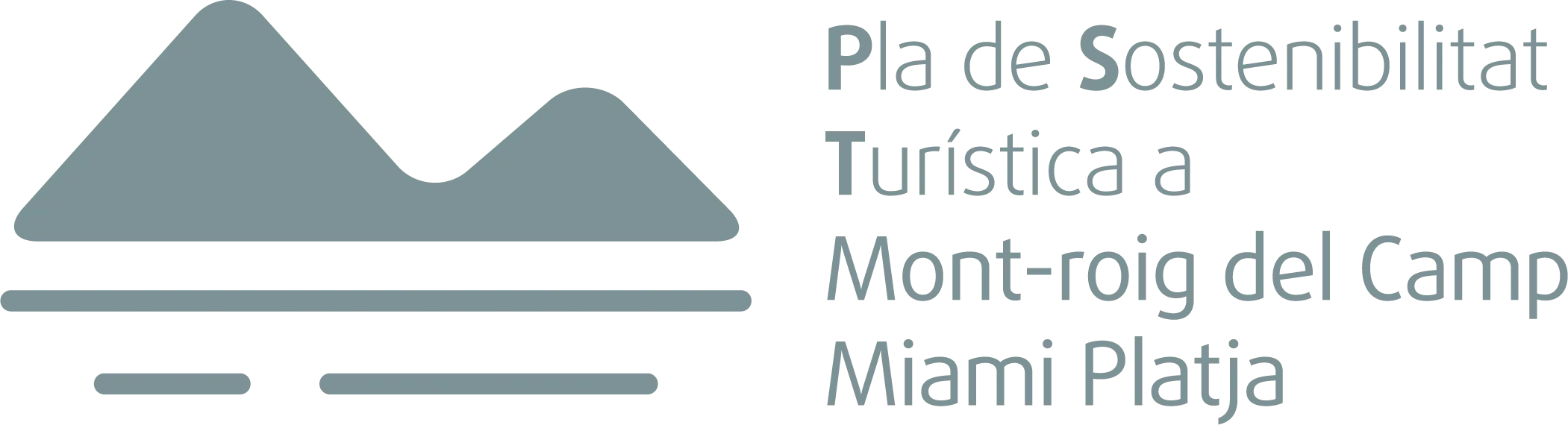 Logo Pla de Sostenibilitat Turistica Mont-Roig del Camp Miami Platja